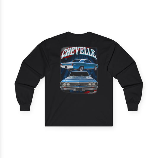 Light Blue 1967 Chevelle Ultra Cotton Long Sleeve Tee T Shirt Great Gift