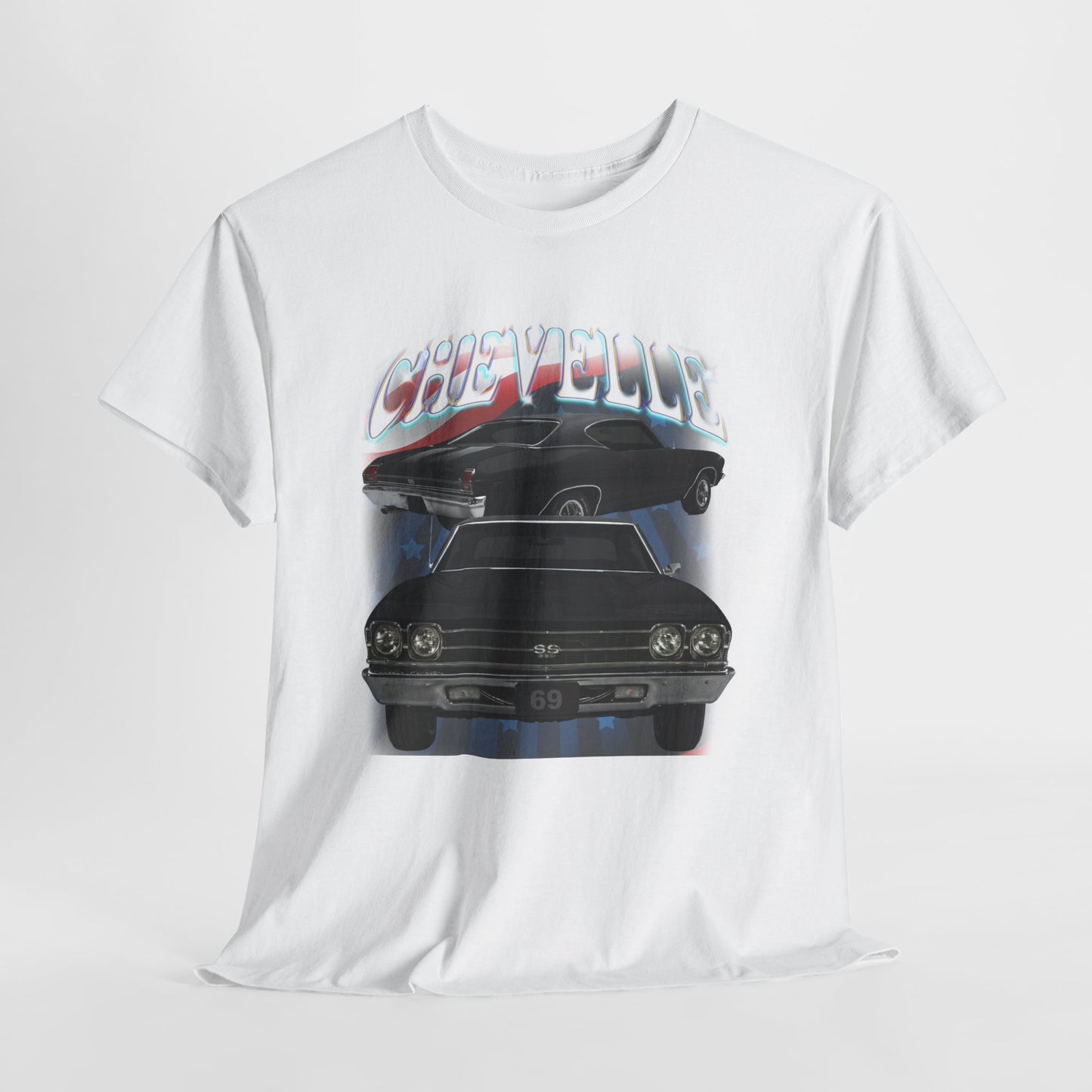 Black 1969,black stripes,Chevelle Heavy Cotton Tee T Shirt,Gift