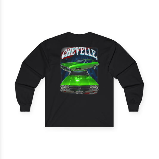 Green 1968 Chevelle  Ultra Cotton Long Sleeve Tee T Shirt Great Gift