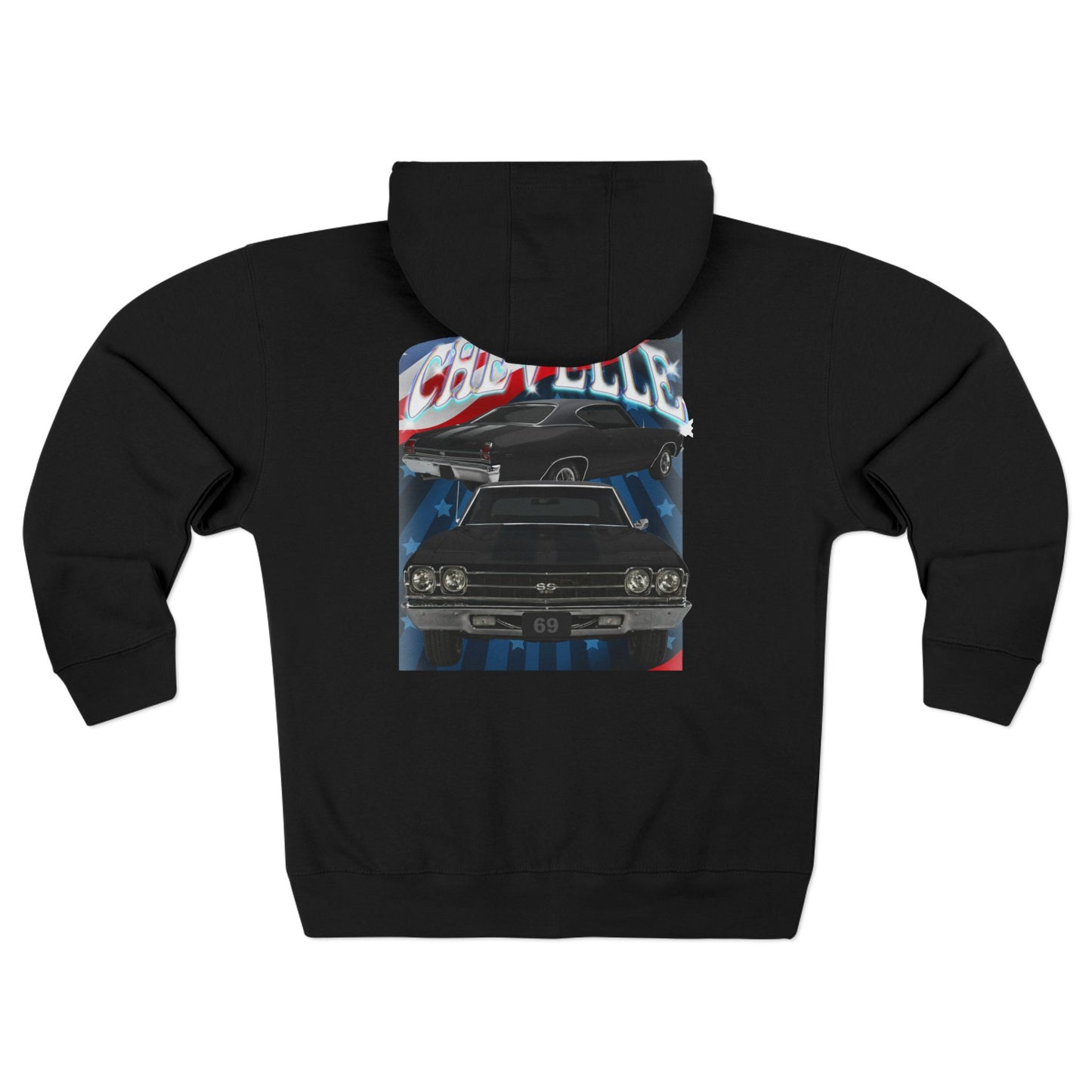 Black 1969,black stripes,Chevelle Heavy Full Zip Hoodie Sweatshirt,gift