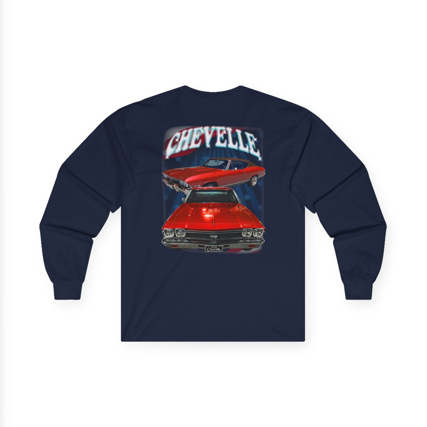 Red 1968 Chevelle  Ultra Cotton Long Sleeve Tee T Shirt Great Gift