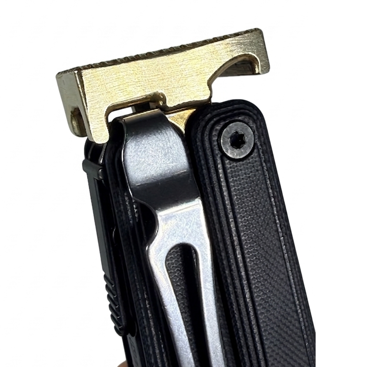 For Leatherman Wave Alpha, BRASS Hammer Head Mod, Modification, Add On, CNC Made, Locking, Easy Install, Locks Closed Open, edc Upgrade cad (Copy) (Copy) (Copy)