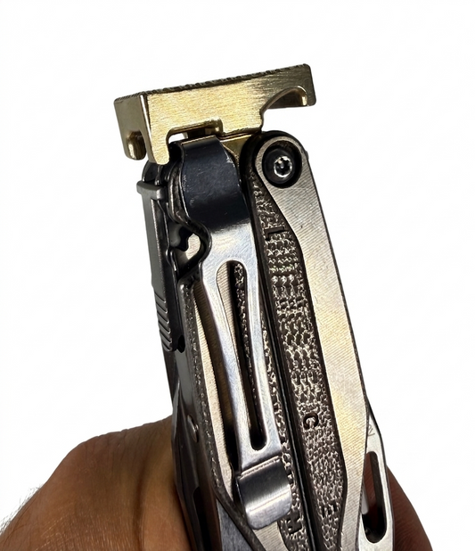 For Leatherman CHARGE,TT & TTI, BRASS Hammer Head Mod, Modification, Add On, CNC Made, Locking, Easy Install, Locks Closed Open, edc Upgrade cad (Copy) (Copy)