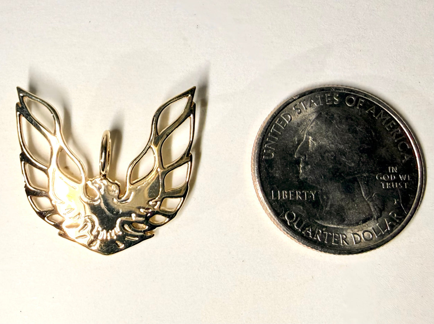 Trans Am Charm Pendant 10k Gold, Brass or Sterling Silver!