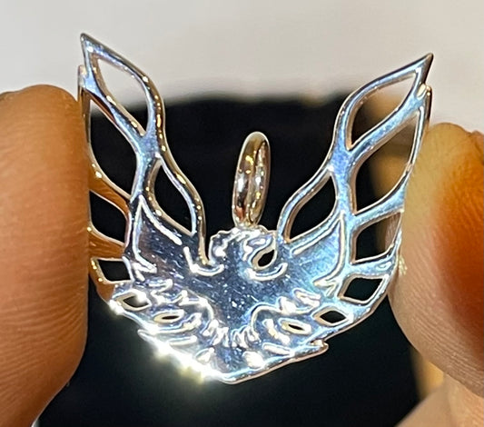 Sterling Silver Trans Am Firebird Pendant