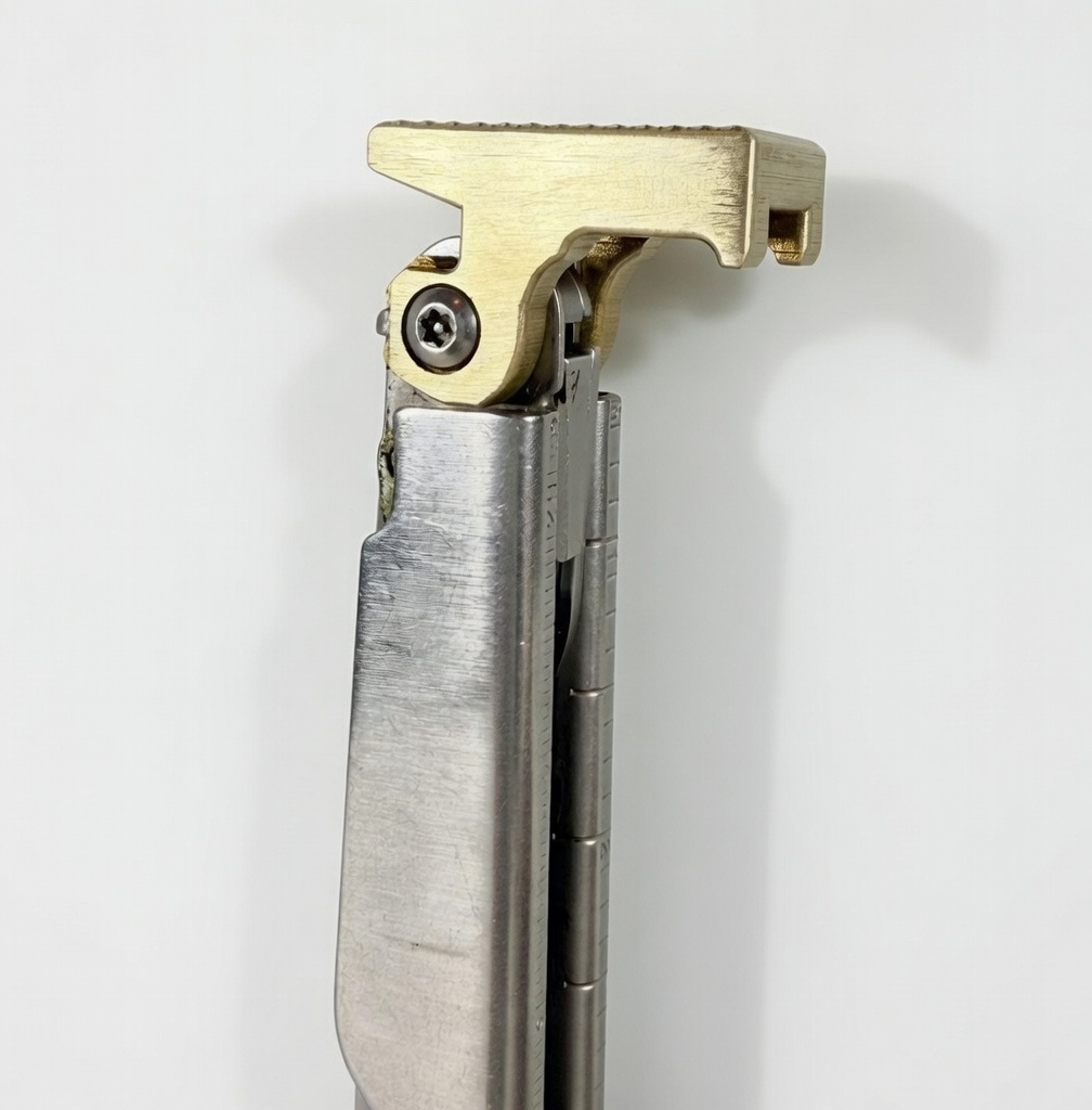 For Leatherman Surge, BRASS Hammer Head Mod, Modification, CNC Made, Locking, Easy Install, Locks Closed Open, edc Upgrade cad