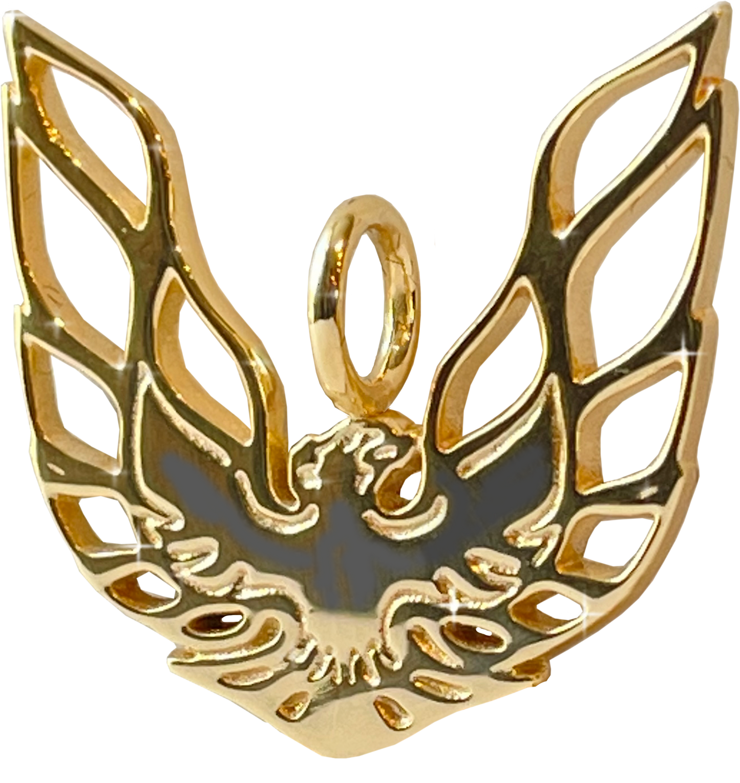 Brass Trans Am Firebird Pendant