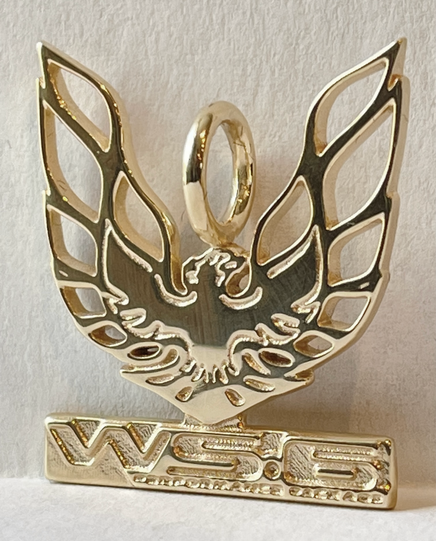 WS6 Trans Am Firebird Pendant Charm 10K Gold, Brass or Silver