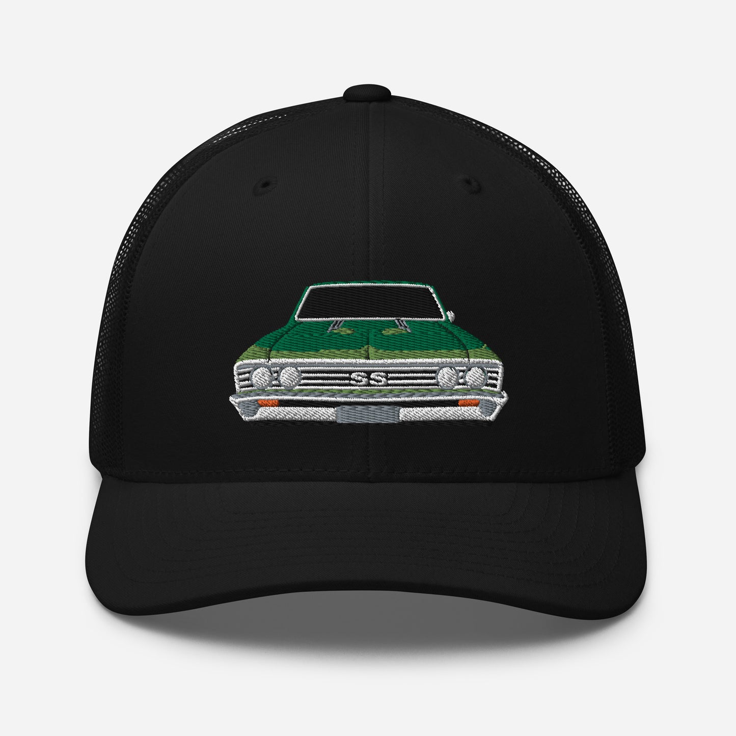 Green 1967 Chevelle Embroidery Trucker Cap Excellent Gift Hat