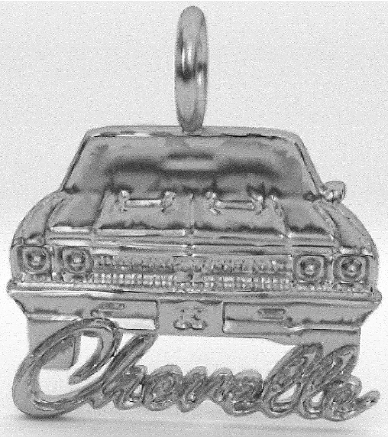 1969 Chevelle Pendant Charm Nova,Camaro,Impala,Gift,10k Gold,silver or brass