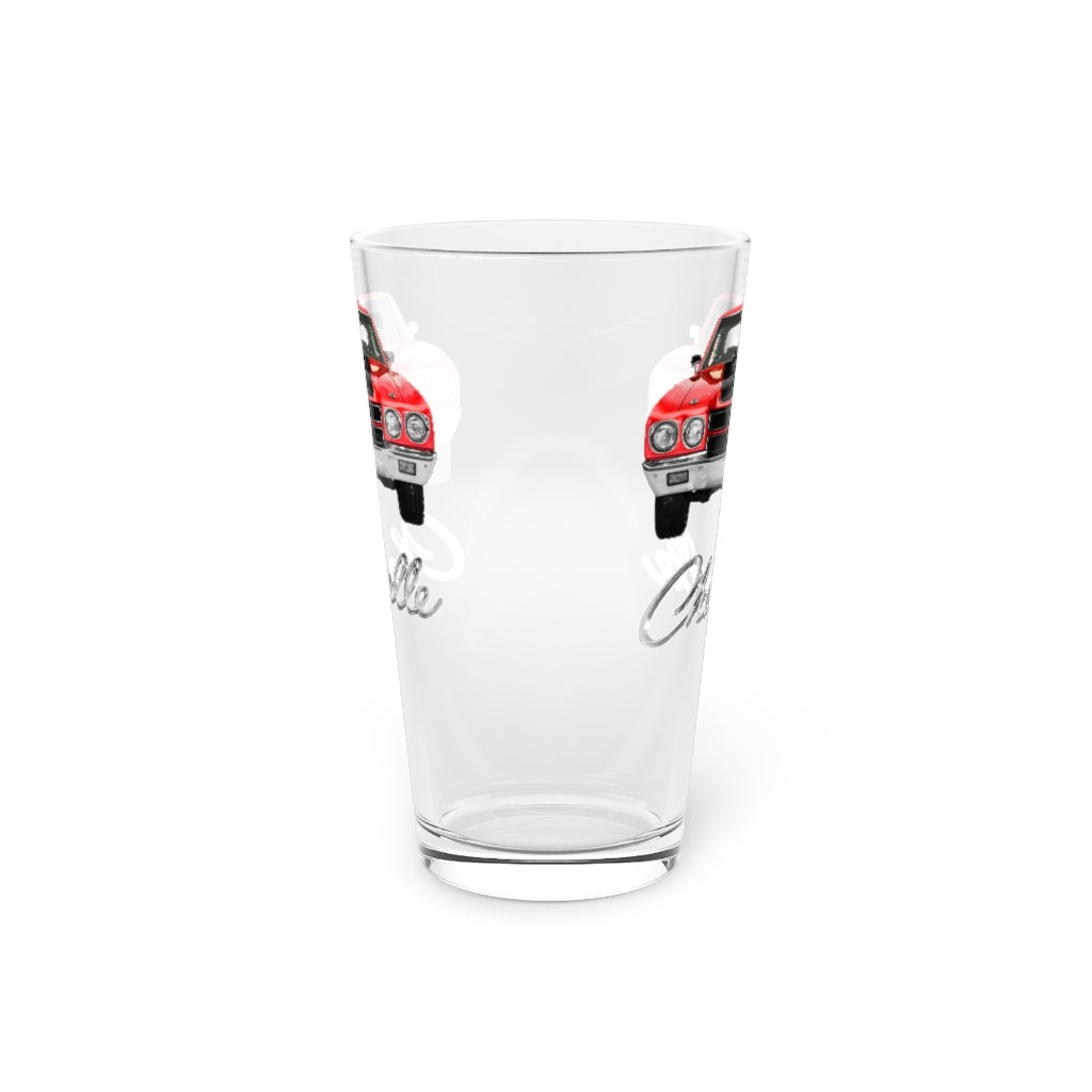 Red 1970 CHEVELLE SS 396 Pint Glass, 16oz