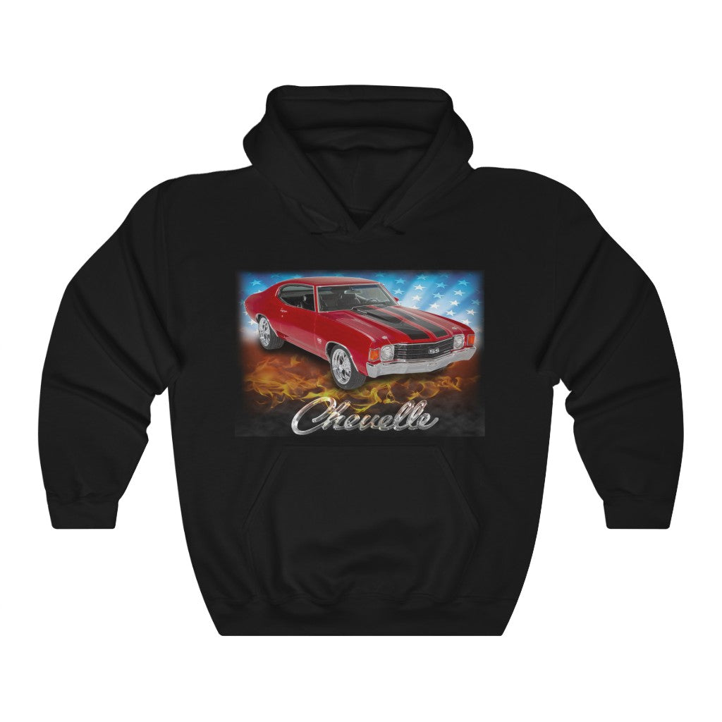 1972 Chevelle SS Car Guy Gift,lover,gto,firebird,nova,corvette,charger,classic,hot Rod,chevrolet,chevy Hoodie