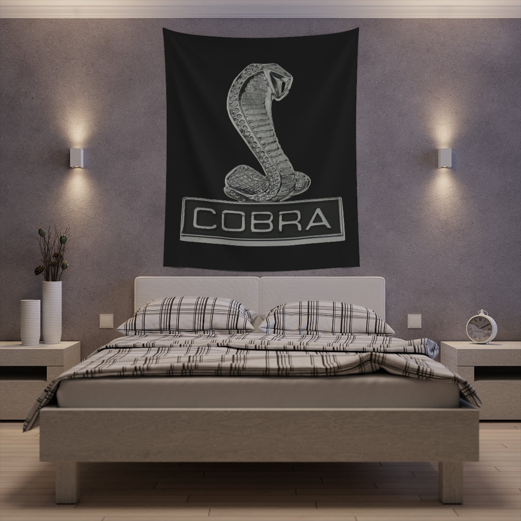 Printed Wall Tapestry Mustang Cobra Shelby Car Guy Gift,nova,corvette,charger,classic,hot Rod