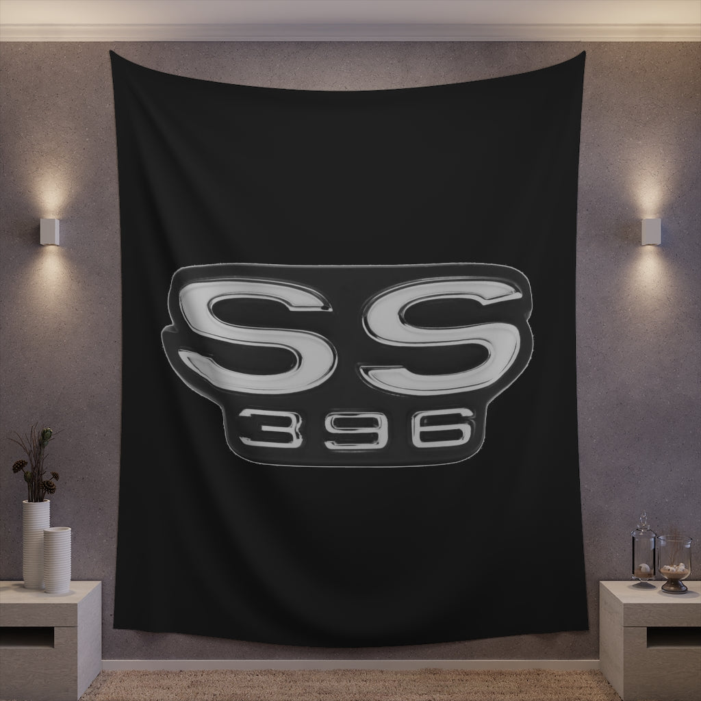 SS 396 Printed Wall Tapestry Chevelle Camaro nova Firebird Car Guy Gift,nova,corvette,charger,classic,hot Rod