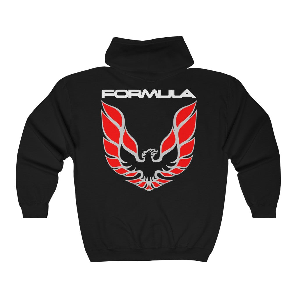 Firebird Formula Trans Am Heavy Full Zip Hoodie Sweatshirt