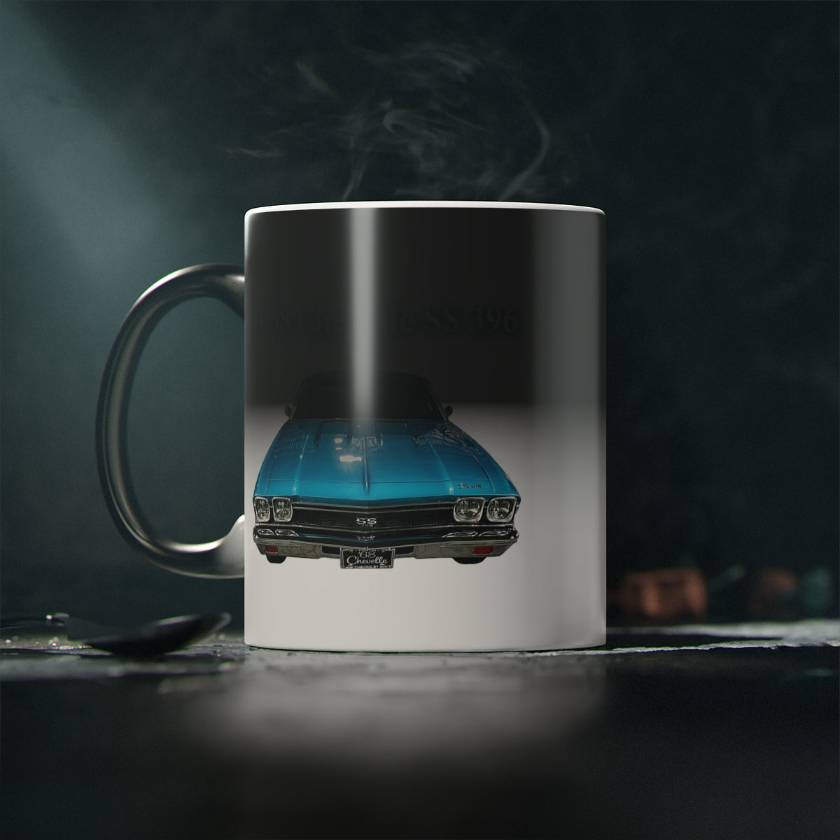 Tripoli Turquoise Chevelle 1968 SS 396 Magic Mug classic,hot Rod,challenger charger,trans Am Car Guy Gift,nova,corvette,charger