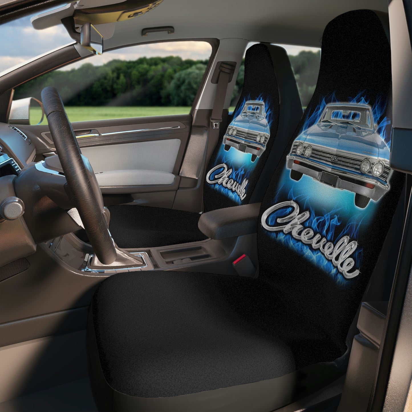 1967 Chevelle Classic Muscle Car Guy Gift,lover,Camaro,hot rod SEAT Covers