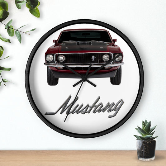 1969 Mustang Wall clock Gift Decor Classic Muscle