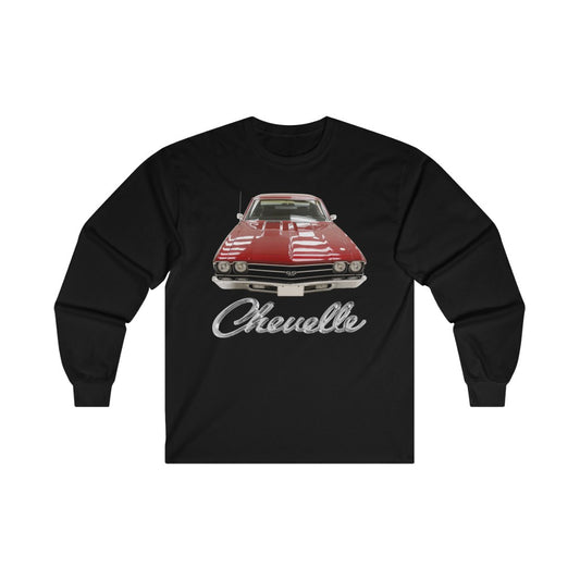 1969 Chevelle SS Long Sleeve T-Shirt Car Guy Gift,lover,Camaro,GTO,firebird,nova,corvette,classic,hot rod,Chevrolet,chevy