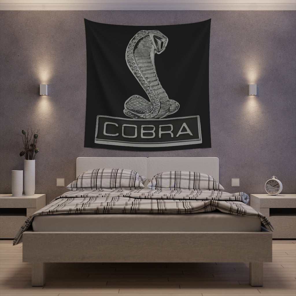 Printed Wall Tapestry Mustang Cobra Shelby Car Guy Gift,nova,corvette,charger,classic,hot Rod