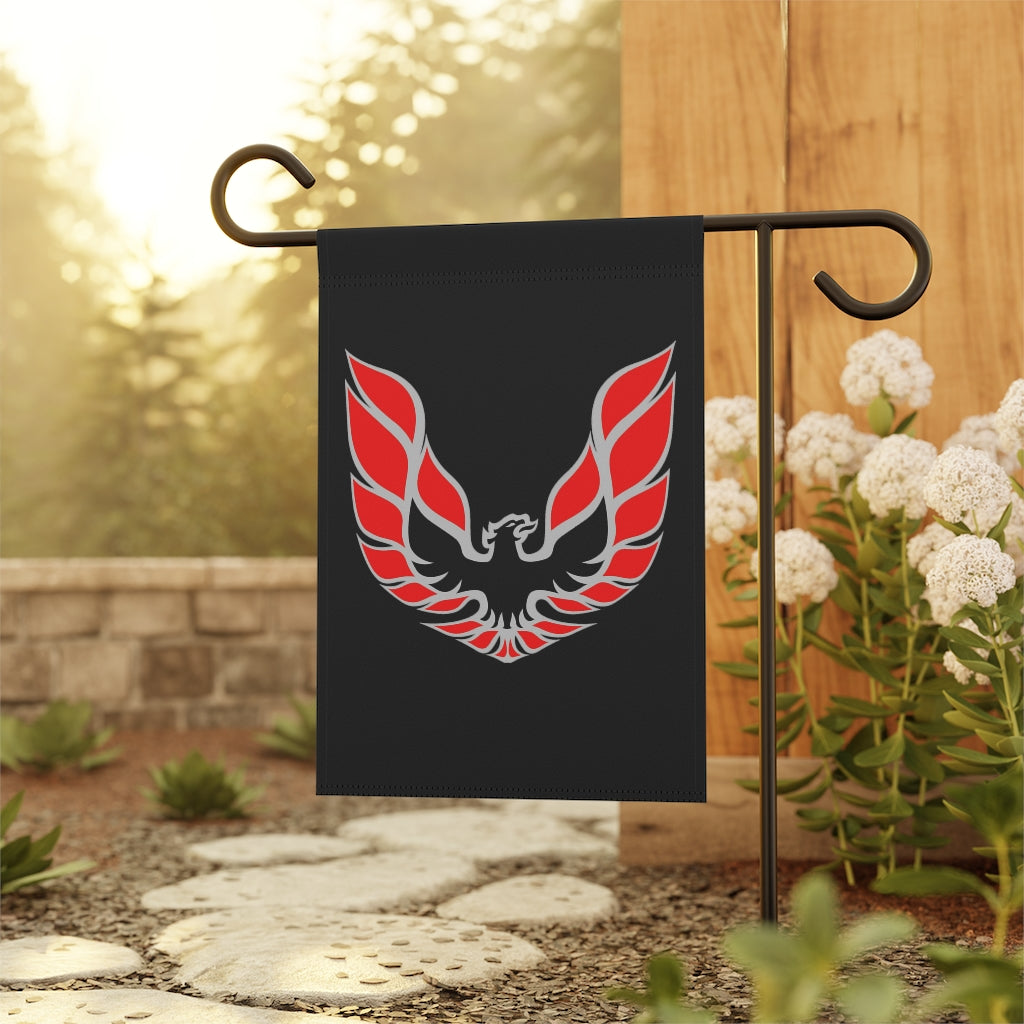 Red Pontiac Firebird Trans Am Formula Smokey Garden & House Banner