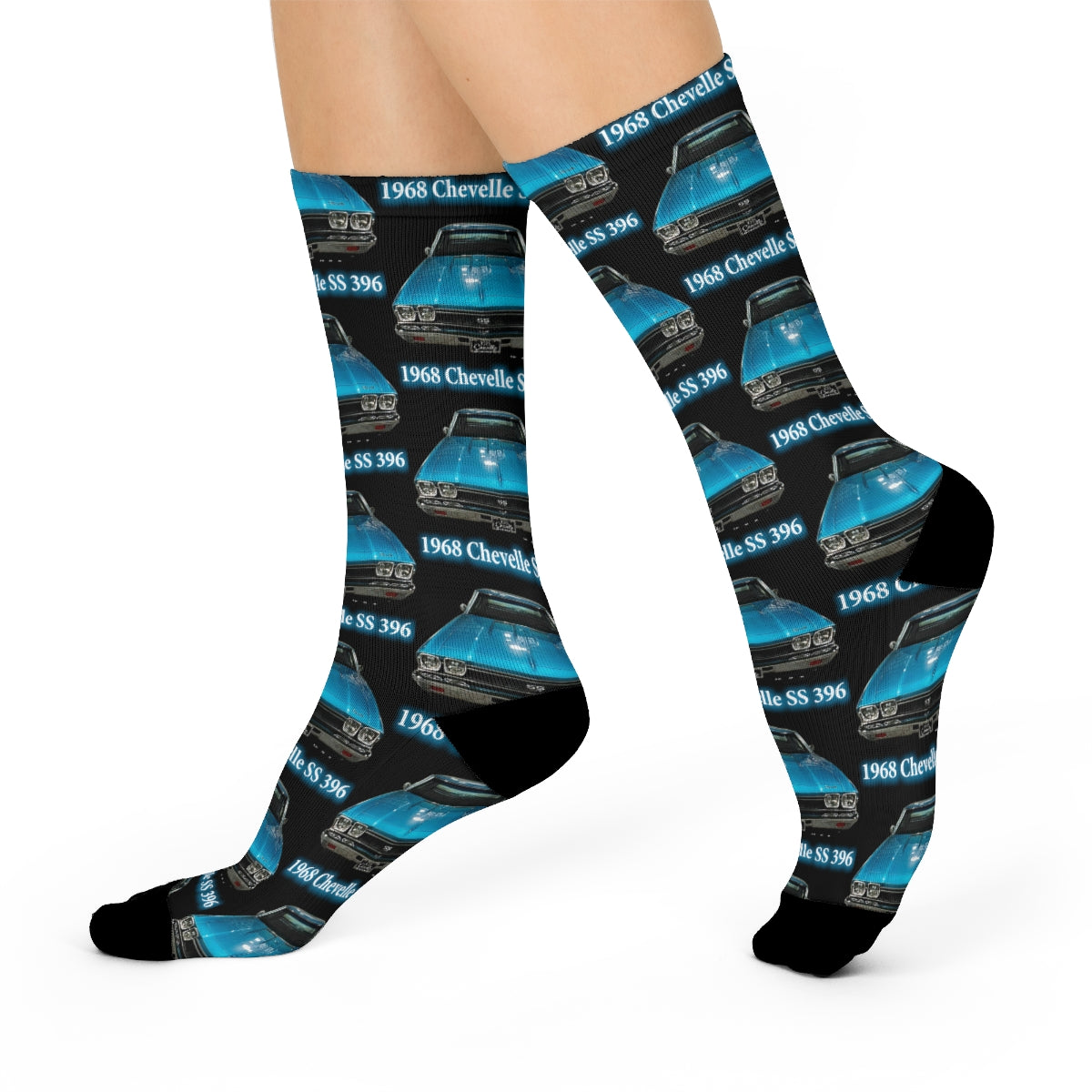 Tripoli Turquoise Chevelle 1968 SS 396 Crew Socks