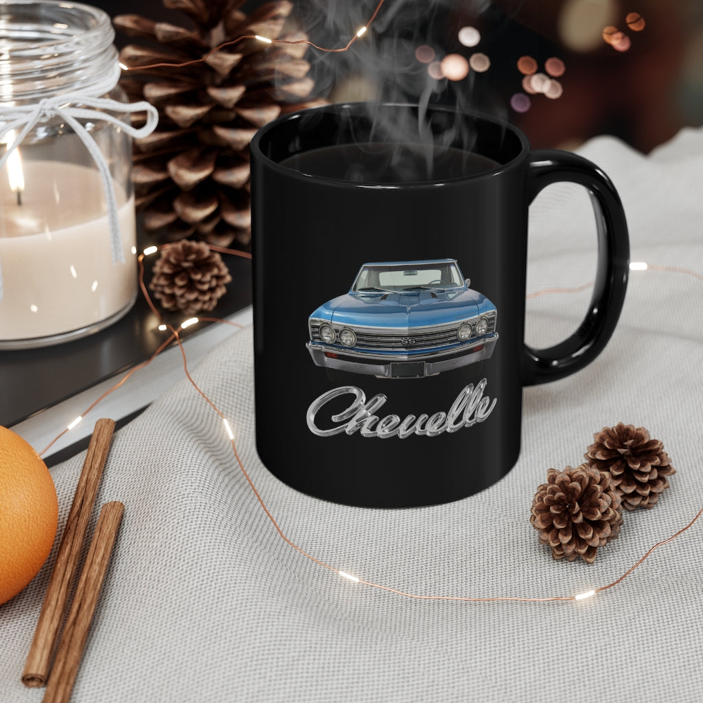 Blue 1967 Chevelle SS 396 Mug Classic Muscle Car Guy Gift,lover,Camaro,GTO,firebird,nova,corvette,Chevrolet