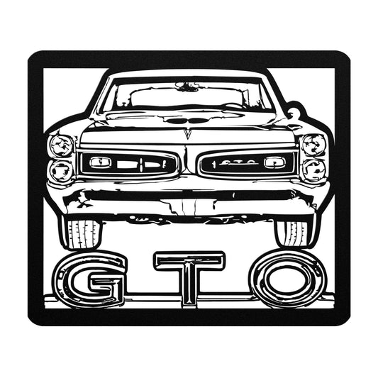 1966 GTO METAL CUT OUT WALL ART CLASSIC MUSCLE CAR GIFT