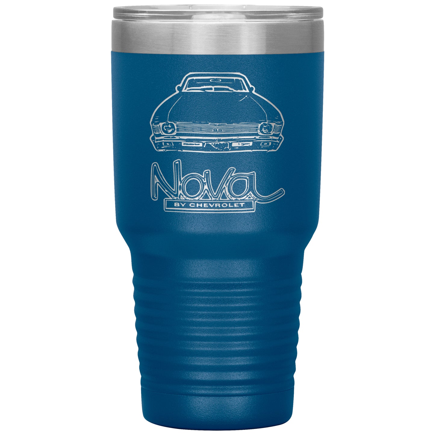 1968-1972 Classic Chevy Nova Muscle Car - Laser Etched Insulated Stainless Steel Tumbler