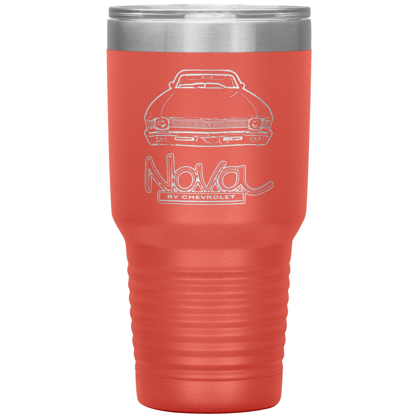 1968-1972 Classic Chevy Nova Muscle Car - Laser Etched Insulated Stainless Steel Tumbler
