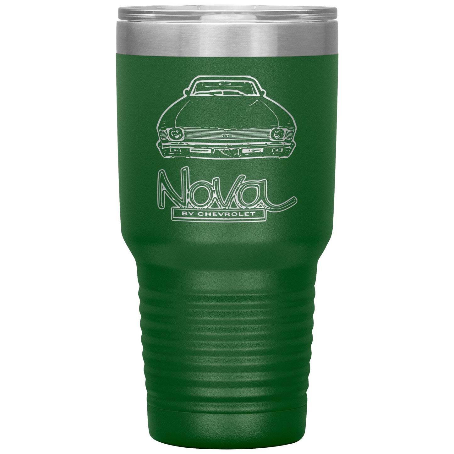 1968-1972 Classic Chevy Nova Muscle Car - Laser Etched Insulated Stainless Steel Tumbler