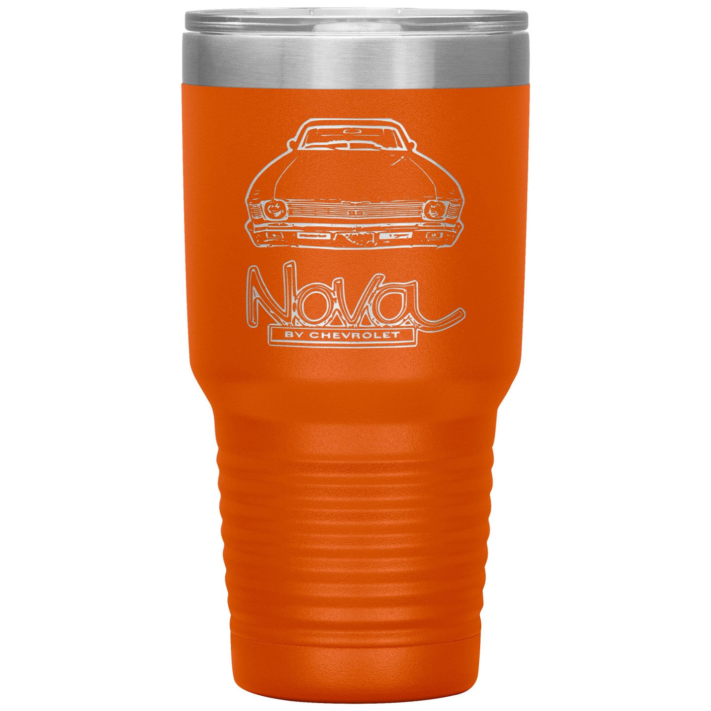 1968-1972 Classic Chevy Nova Muscle Car - Laser Etched Insulated Stainless Steel Tumbler