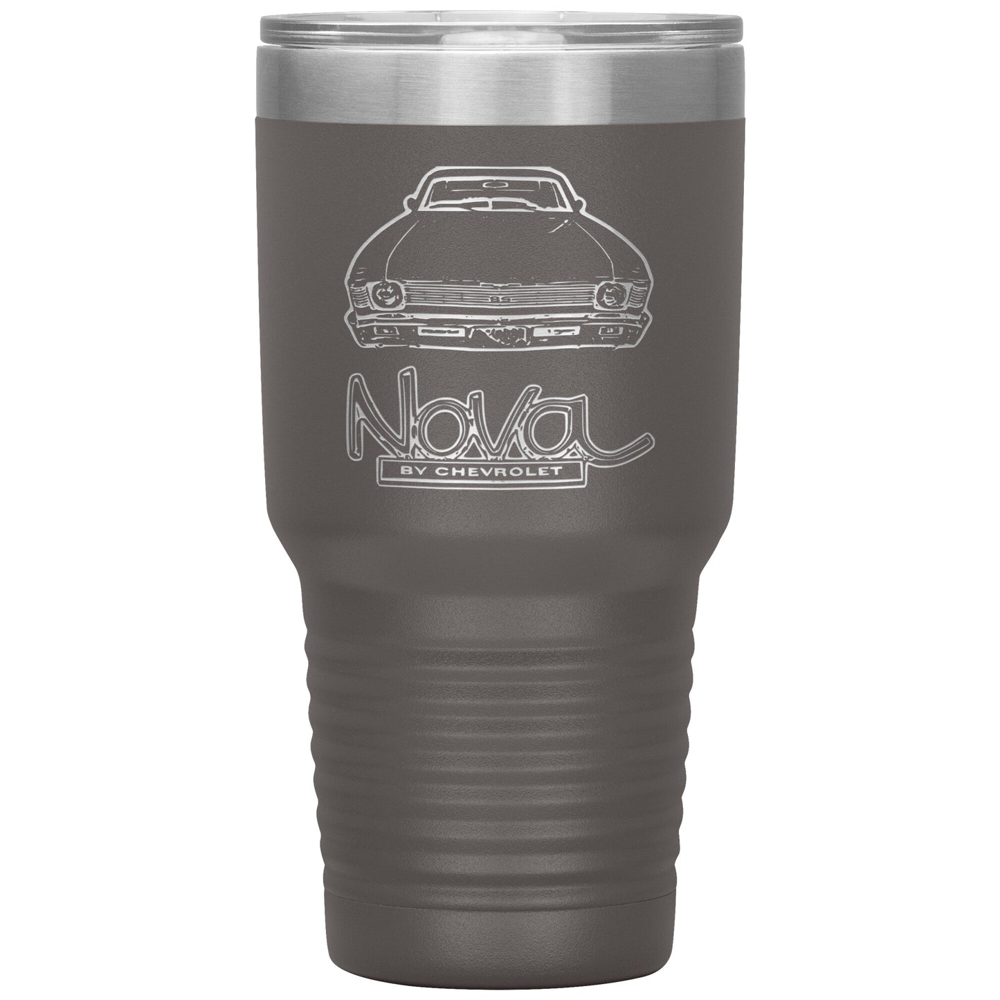1968-1972 Classic Chevy Nova Muscle Car - Laser Etched Insulated Stainless Steel Tumbler
