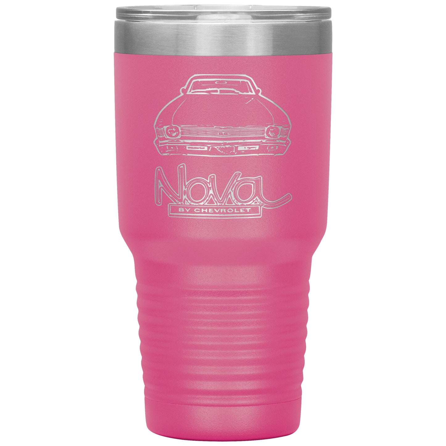 1968-1972 Classic Chevy Nova Muscle Car - Laser Etched Insulated Stainless Steel Tumbler