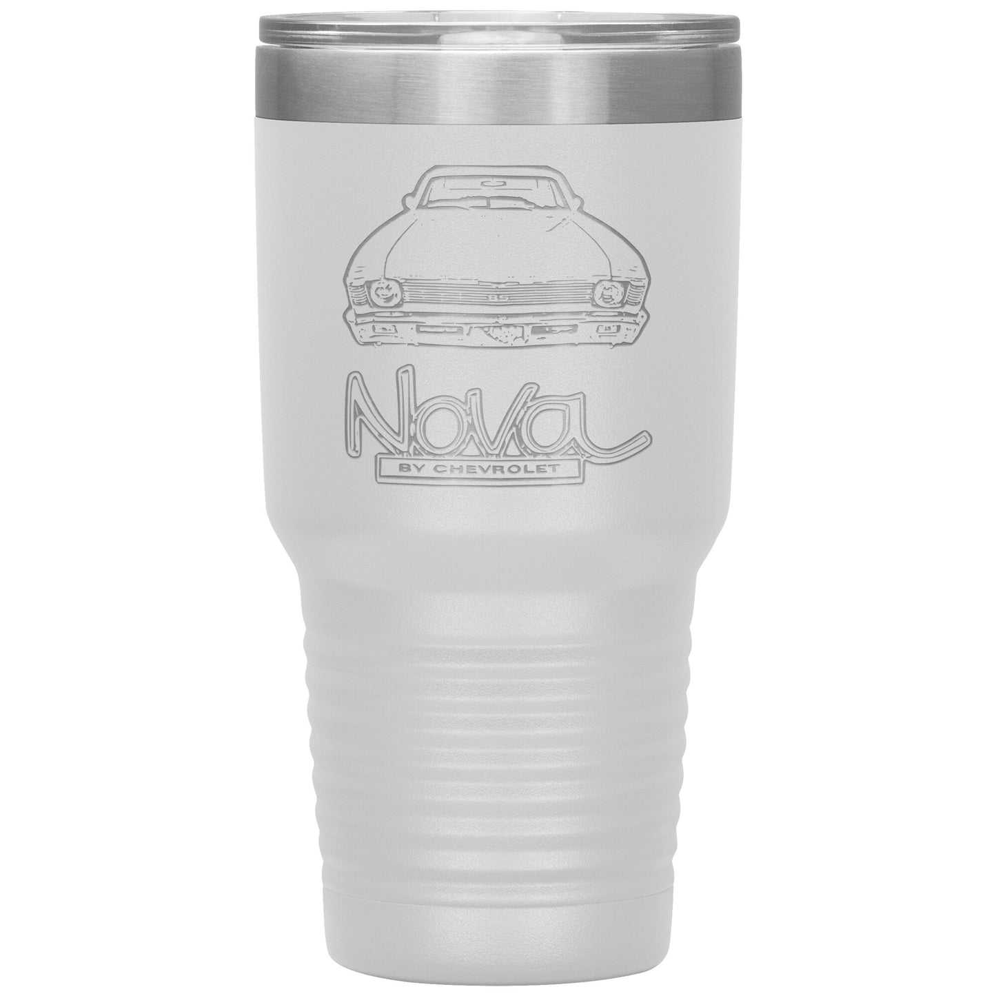 1968-1972 Classic Chevy Nova Muscle Car - Laser Etched Insulated Stainless Steel Tumbler