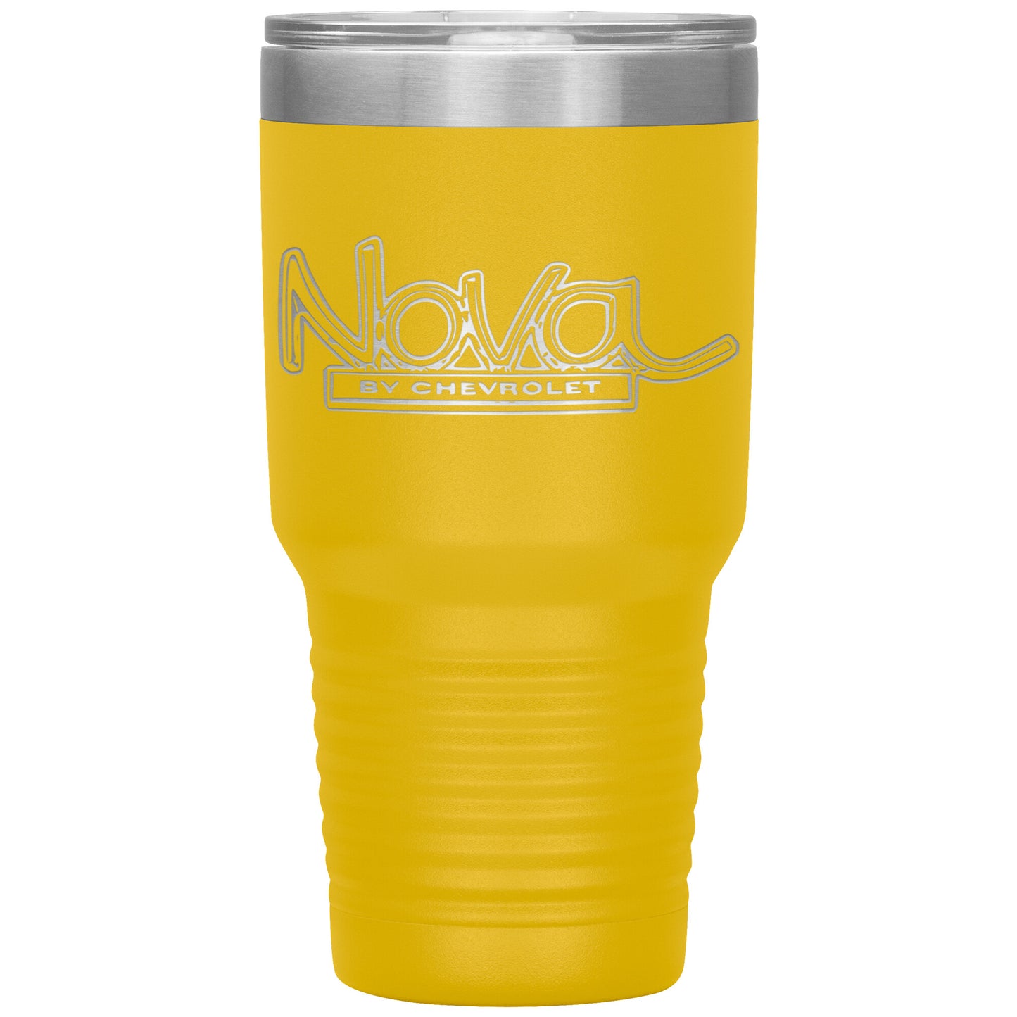 1968-1972 Classic Chevy Nova Muscle Car Gift - Laser Etched Insulated Stainless Steel Tumbler