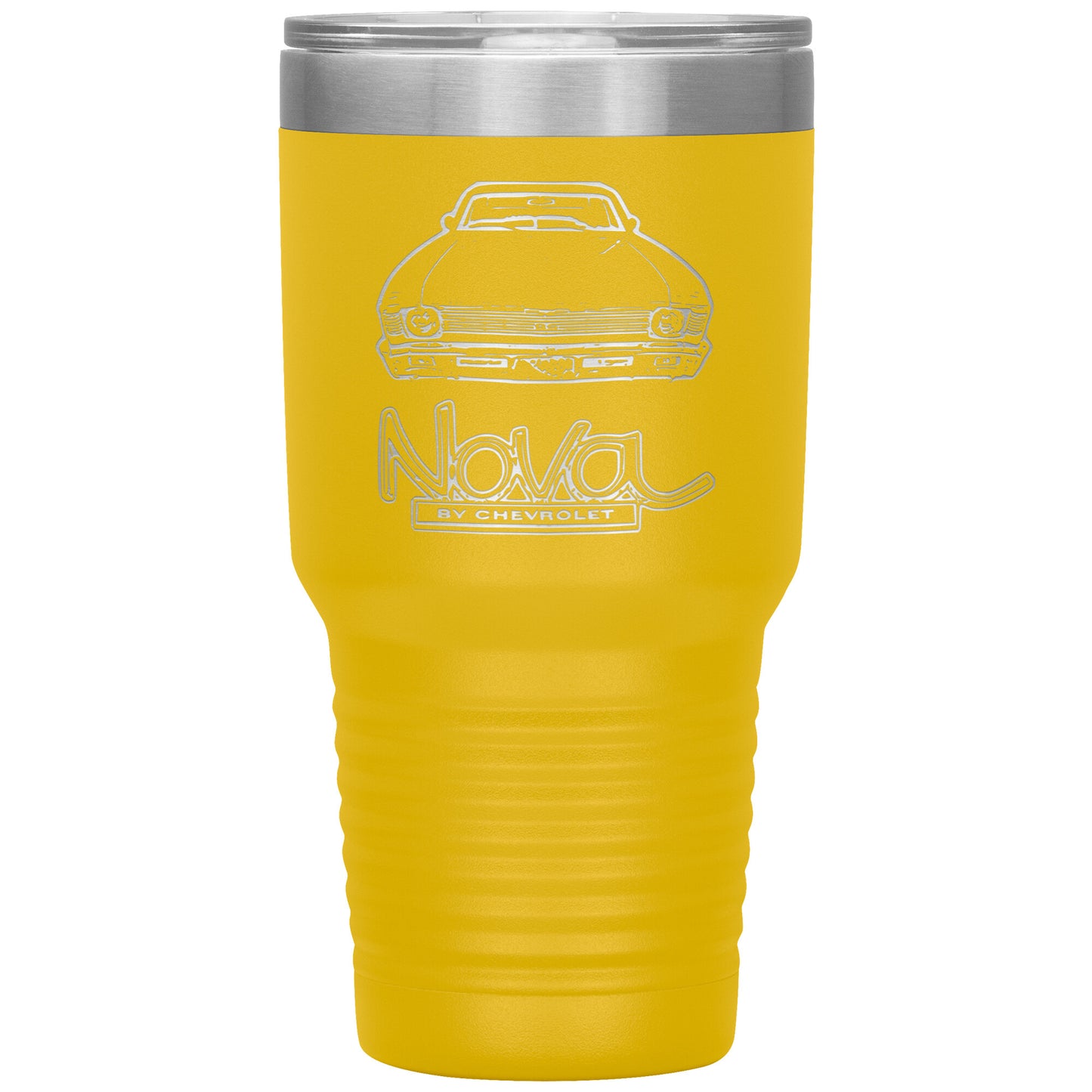 1968-1972 Classic Chevy Nova Muscle Car - Laser Etched Insulated Stainless Steel Tumbler