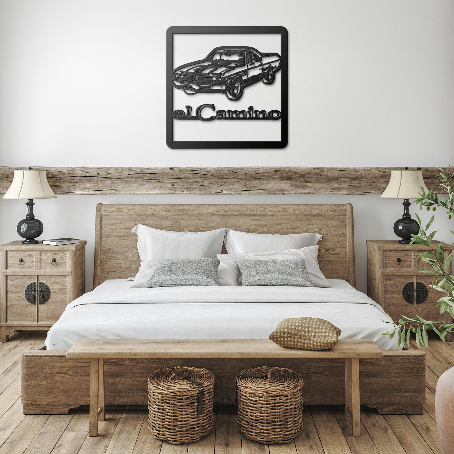1969 El Camino Chevelle SS Metal Wall Art Cut Out Car Guy Gift,lover,Camaro,GTO,firebird,nova,corvette,classic,hot rod,Chevrolet