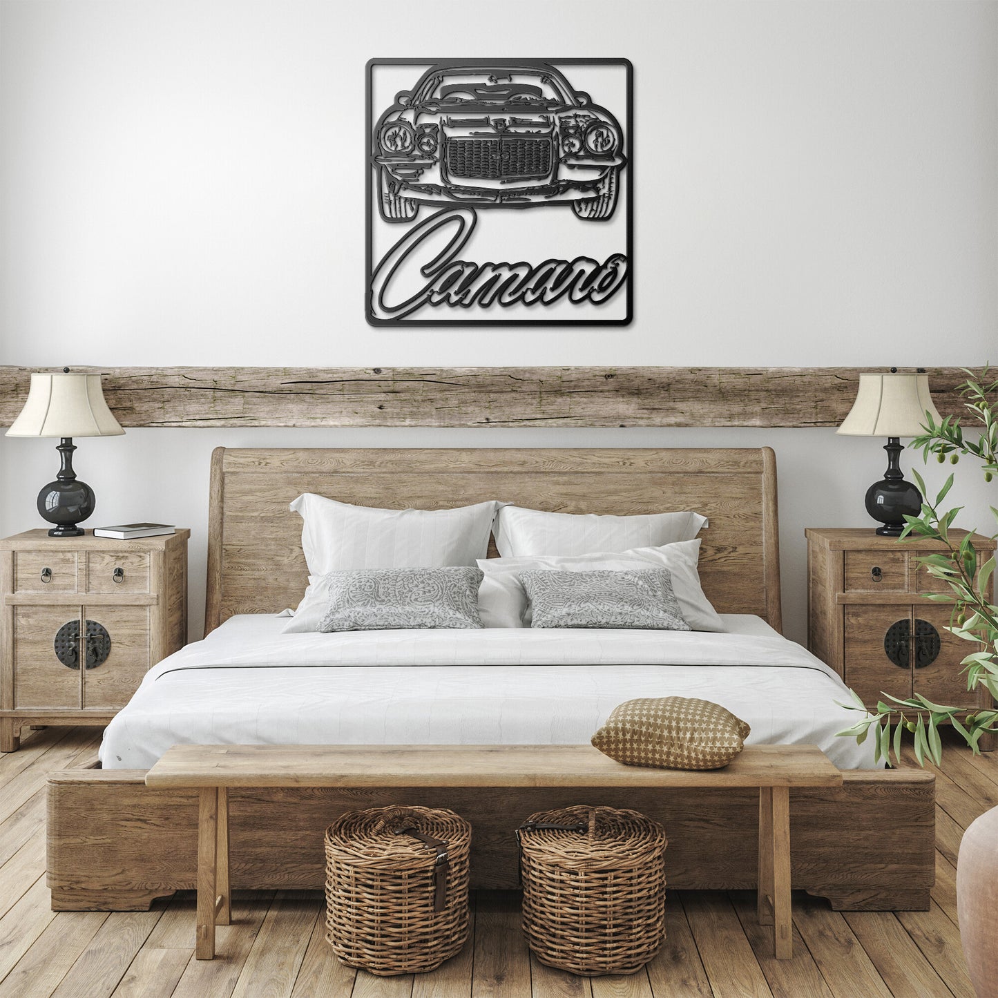 1970 1971 1972 1973 Camaro SS Metal Cut Out Sign Wall Art Chevy Classic Hot Rod