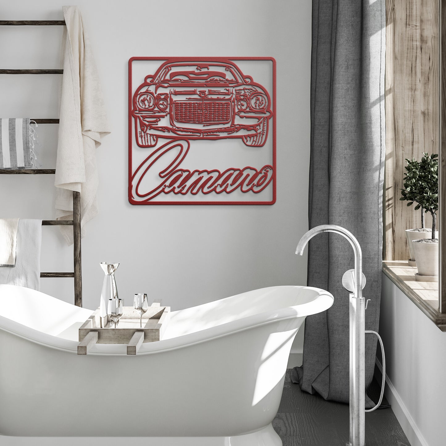 1970 1971 1972 1973 Camaro SS Metal Cut Out Sign Wall Art Chevy Classic Hot Rod Gift