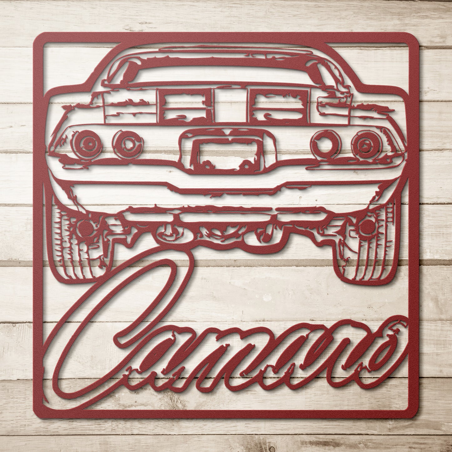 1970 1971 1972 1973 Camaro SS Metal Cut Out Sign Wall Art Chevy Gift Classic Hot Rod