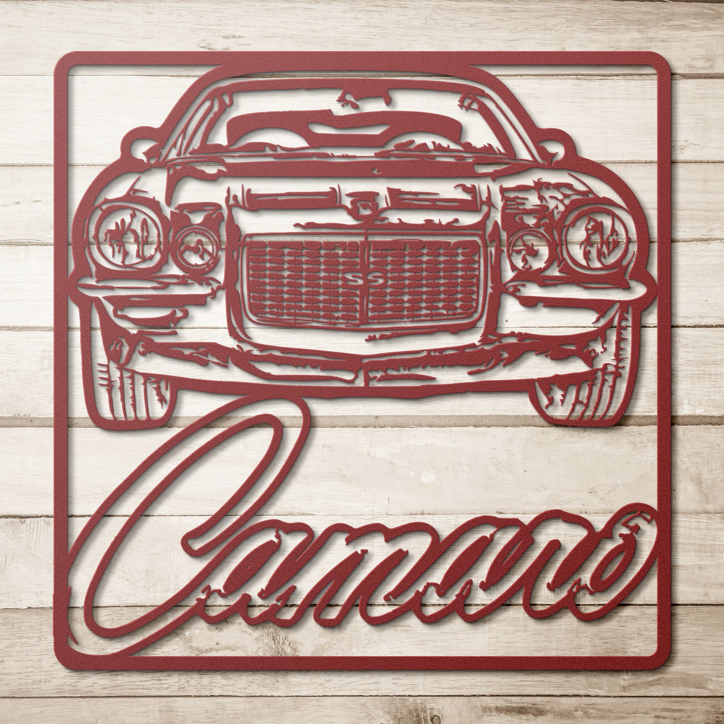 1970 1971 1972 1973 Camaro SS Metal Cut Out Sign Wall Art Chevy Classic Hot Rod Gift