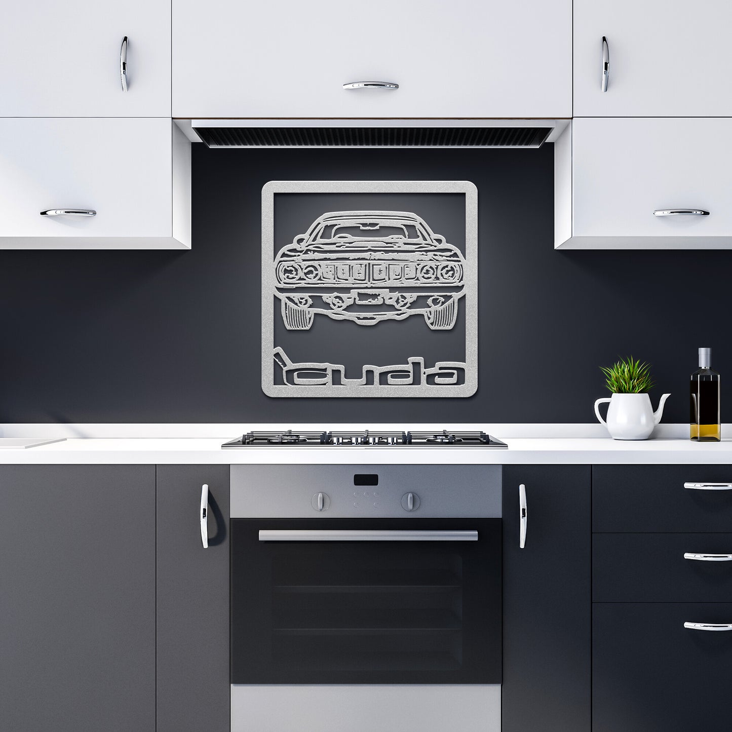 1971 Hemi Cuda Barracuda Metal Sign Wall Art Gift Decor Classic Muscle