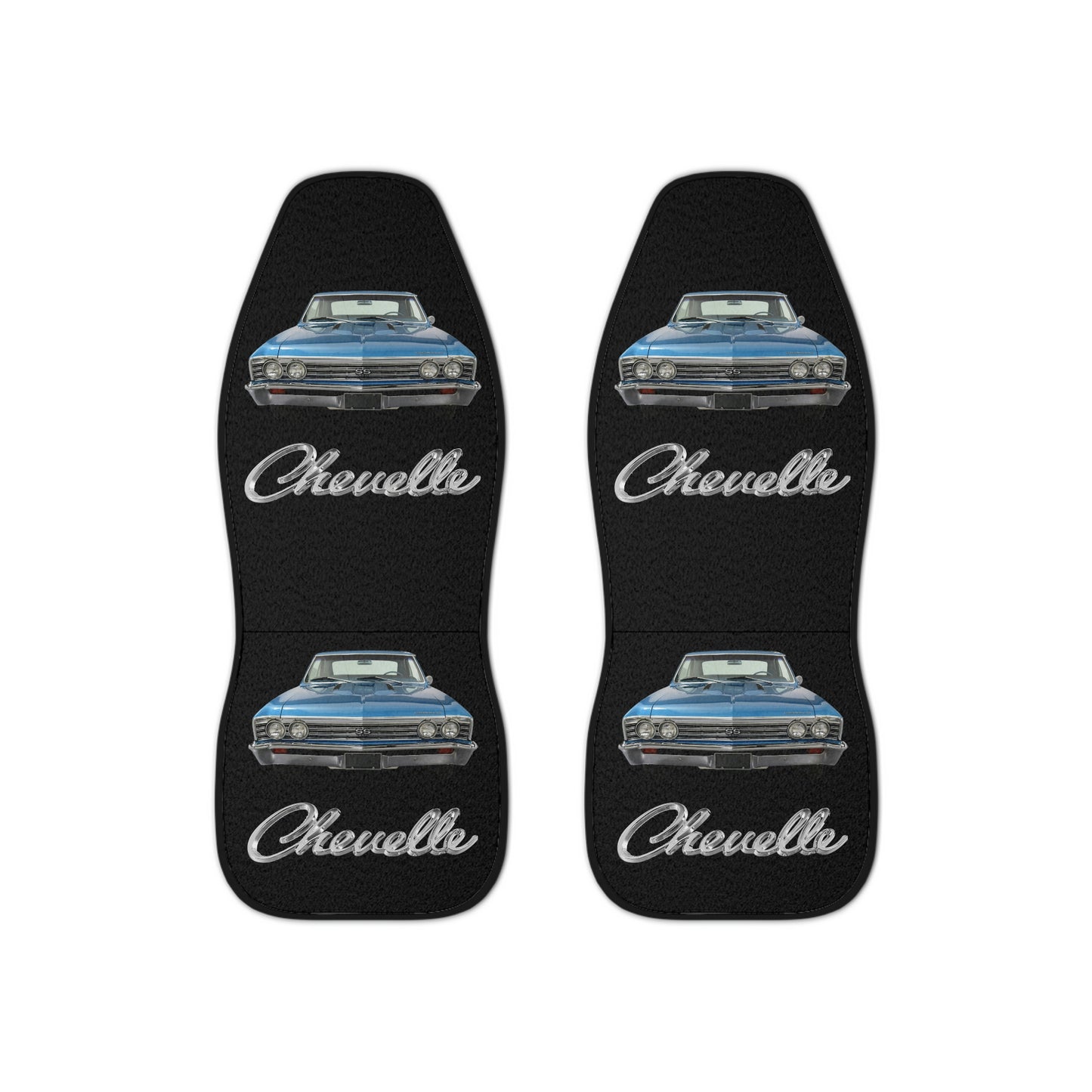 Blue 1967 Chevelle SS 396 Classic Muscle Car Guy Gift,lover,Camaro,GTO Seat Covers