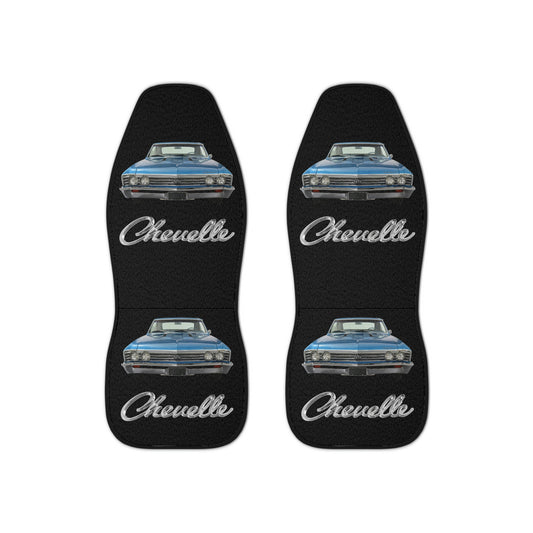 Blue 1967 Chevelle SS 396 Classic Muscle Car Guy Gift,lover,Camaro,GTO Seat Covers