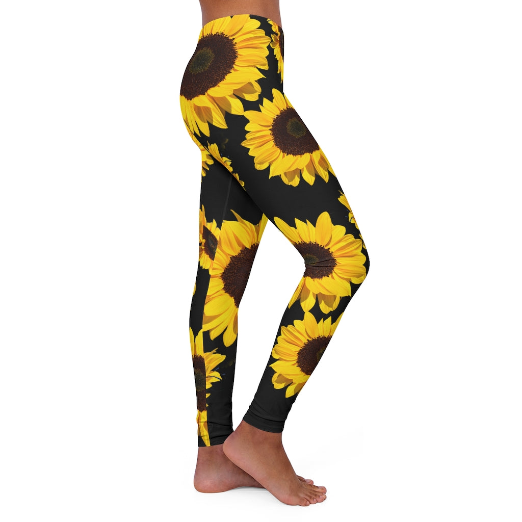 Sunflower Women's Spandex Yoga Leggings Gift for Her