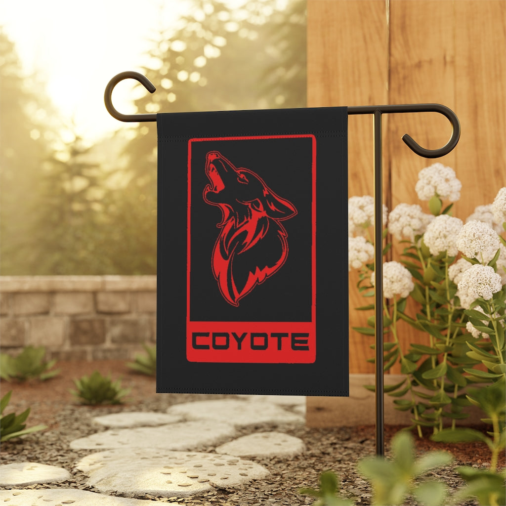 5.0 Coyote V8 Emblem for 11-14 Ford Mustang F150 F250 F350 Garden & House Banner Red