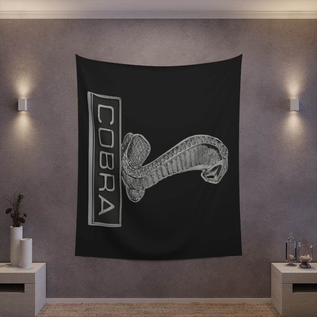 Printed Wall Tapestry Mustang Cobra Shelby Car Guy Gift,nova,corvette,charger,classic,hot Rod