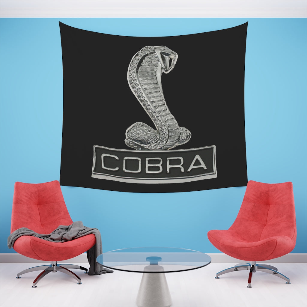 Printed Wall Tapestry Mustang Cobra Shelby Car Guy Gift,nova,corvette,charger,classic,hot Rod