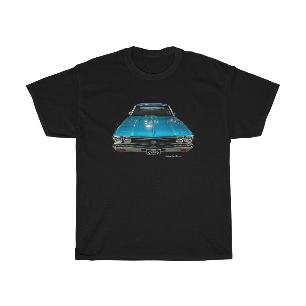 1968 Chevelle SS 396 T-Shirt Tripoli Turquoise Car Guy Gift,lover,Camaro,GTO,firebird,nova,corvette,classic,hot rod,Chevrolet,chevy